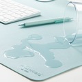 Desk Accessories & Office Organizers | Smead 64835 31.5 in. x 15.7 in. Vegan Leather Desk Pads - Light Blue image number 3
