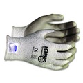  | MCR Safety 9672M Memphis Dyneema Polyurethane Gloves - Medium, White/Gray (1-Pair) image number 1