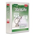 Office Jansan | Cardinal 26320 XtraLife ClearVue 2 in. Cap 11 in. x 8-1/2 in. 3 Locking Non-Stick Slant-D Ring Binder - White image number 0