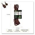Office Electronics & Batteries | GoGreen Power GG-24812-3 12 ft. 13 Amps Household Extension Cord - Brown (3/Pack) image number 1