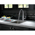 Bathroom Sink Faucets | Delta 9913-AR-DST Essa Single Handle Pull-Down Bar/Prep Faucet - Arctic Stainless image number 2