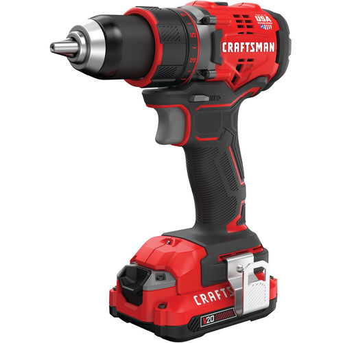 Drill Drivers | Craftsman CMCD720D2 20V MAX Brushless Lithium-Ion 1/2 in. Cordless Drill Driver Kit with 2 Batteries (2 Ah) image number 0