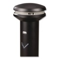 Labor Day Sale! Save $30 off $199! | Rubbermaid Commercial FG9W3400BLA 6.7 Gallon 41-1/2 in. High Infinity Ultra-High Capacity Smoking Receptacle - Black image number 2