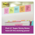 Office & Office Supplies | Post-it Notes Super Sticky 622-8SSMIA 2 in. x 2 in. Pads - Supernova Neon Collection Colors (8/Pack) image number 2