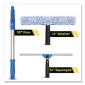 Cleaning Tools | Gritt Commercial GRI138 14 in. Wide Blade Pro Window Washing Kit with Squeegee, Washer and 20 in. Pole (1-Kit) image number 1