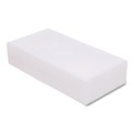 Cleaning Cloths | Boardwalk 96157-M-BWK 2.5 in. x 4.5 in. x 1 in. Eraser Pads - White (6 Packs/Carton) image number 3
