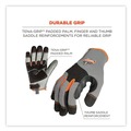 Work Gloves | Ergodyne 17043 ProFlex 710 Heavy-Duty Utility Gloves - Medium Gray (1-Pair) image number 2