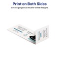 Office Jansan | Avery 16154 8.5 in. x 11 in. 65 lbs. Cover Weight 97 Bright Printable Tickets w/Tear-Away Stubs - White (200/Pack) image number 6