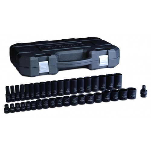 Sockets | GearWrench 84947N 39-Piece 1/2 in. Drive 6 Point SAE Standard/Deep Impact Socket Set image number 0