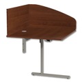 Office Furniture & Lighting | Linea Italia LITSC802CH 31.25 in. x 23.25 in. x 45.25 in. 1-Leg Study Carrell Add On - Cherry image number 3