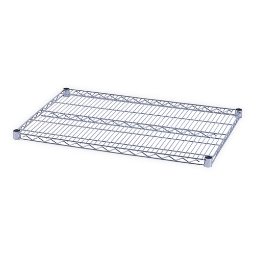 Mothers Day Sale! Save an Extra 10% off your order | Alera ALESW583624SR Industrial Wire Shelving 36 in. x 24 in. Extra Wire Shelves - Silver (2-Piece/Carton) image number 0