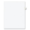  | Avery 01056 11 in.x 8.5 in. 10-Tab Avery Style 56 Preprinted Legal Exhibit Side Tab Index Dividers - White (25/Pack) image number 0