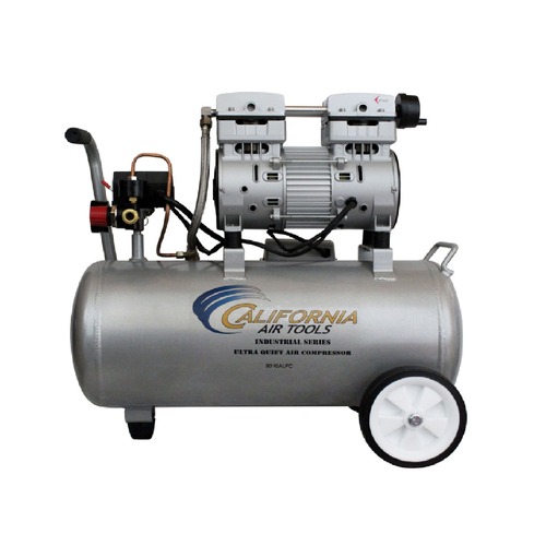 Stationary Air Compressors | California Air Tools CAT-8010ALFC 8 Gallon 1 HP Ultra Quiet and Oil-Free Aluminum Tank Air Compressor image number 0