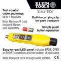 Klein Tools VDV512-100 Coax Explorer 2 Cable Tester with Batteries and Red Remote image number 1