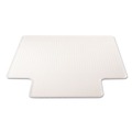  | Deflecto CM17233 45 in. x 53 in. Wide Lipped ExecuMat All Day Use Chair Mat for High Pile Carpet - Clear image number 0