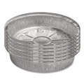 Bulk Savings Pricing 2 | Handi-Foil HFA 400440 9.03 in. x 1.25 in. 32 oz. Aluminum Containers - Silver (500/Carton) image number 1