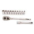 Ratcheting Wrenches | Stanley STMT74874 12-Piece 1/2 in. Metric Drive Mechanics Wrench & Socket Set image number 0