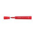 | Universal UNV07052 Broad Chisel Tip Permanent Marker - Red (1 Dozen) image number 4