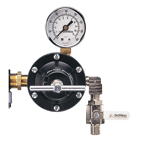 Air Tool Adaptors | DeVilbiss HAR600 HAR-600 60 CFM Regulator Gauge and Valve image number 0