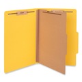  | Universal UNV10214 Bright Colored Pressboard Classification Folders - Legal, Yellow (10/Box) image number 1
