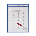  | C-Line 43915 9 in. x 12 in. Inserts Top Load Super Heavy Stitched Shop Ticket Holders - Clear (15/Box) image number 2