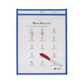 Office Jansan | C-Line 43915 9 in. x 12 in. Inserts Top Load Super Heavy Stitched Shop Ticket Holders - Clear (15/Box) image number 2