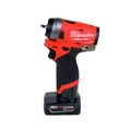 Impact Wrenches | Milwaukee 2552-22 M12 FUEL Brushless Lithium-Ion 1/4 in. Cordless Stubby Impact Wrench Kit with (1) 2 Ah and (1) 4 Ah Batteries image number 2