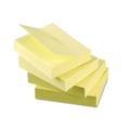 Office Jansan | Universal UNV28062 1.5 in. x 2 in. Recycled Self-Stick Note Pads - Yellow (12 Pads/Pack) image number 5