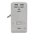 Surge Protectors | Tripp Lite TLP648USBC 1080 Joules 8 ft. Cord Six-Outlet Surge Protector with Two USB-A and One USB-C Ports - Gray image number 4