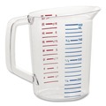 Beverage Serveware | Rubbermaid Commercial FG321600CLR Bouncer 32 oz. Measuring Cup - Clear image number 1