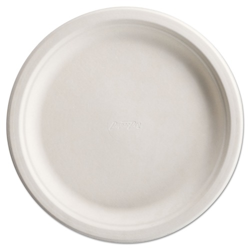 Bowls and Plates | Chinet 25776 PaperPro 10.5 in. Fiber Dinner Plates - White (125-Piece/Bag, 4 Bags/Carton) image number 0