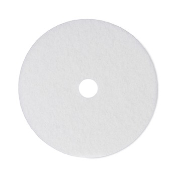 Boardwalk BWK4021WHI 21 in. Diameter Polishing Floor Pads - White (5/Carton)