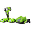 Impact Drivers | Greenworks 37042 24V Cordless Lithium-Ion DigiPro Impact Driver image number 0