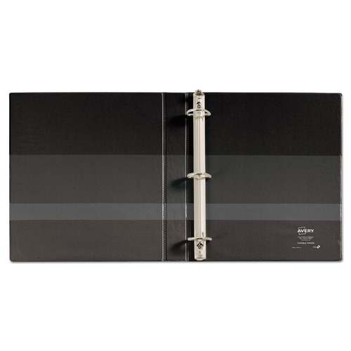 Customer Appreciation Sale - Save up to $60 off | Avery 09300 Durable 1 in. Capacity 11 in. x 8.5 in. 3 Ring View Binder with DuraHinge - Black image number 0