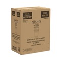 Food Service | Dart PF35C1CP 12 oz. Plastic PET Grab n Go Kit Combo with Insert - Clear (500/Carton) image number 3