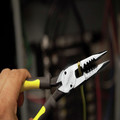 Pliers | Klein Tools J206-8C All-Purpose Spring Loaded Long Nose Pliers image number 7
