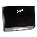 Paper & Dispensers | Scott 09215 Scottfold 10.75 in. x 4.75 in. x 9 in. Folded Towel Dispenser - Black (1/Carton) image number 1