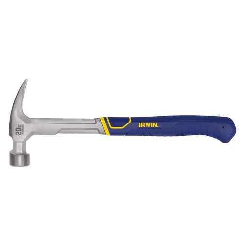 Claw Hammers | Irwin IWHT51220 20 ounce Steel Claw Hammer image number 0