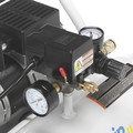 Portable Air Compressors | Quipall 2-1-SIL-AL 1 HP 2 Gallon Oil-Free Hotdog Air Compressor image number 8