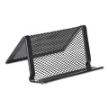  | Universal UNV20005 3.78 in. x 3.38 in. x 2.13 in. Mesh Metal Business Card Holder - Black image number 1