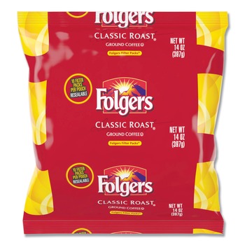 Folgers 2550010117 Classic Roast 1.4 oz. Coffee Filter Packs (40-Piece/Carton)