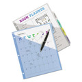 Office Jansan | Avery 16176 Write and Erase 11.13 in. x 9.25 in. 5-Tab 3-Hold Punched Durable Plastic Dividers with Slash Pocket - Assorted (1-Set) image number 1