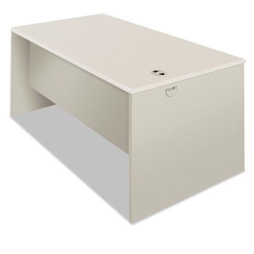 Office & Office Supplies | HON H38932.B9.Q 38000 Series 60 in. x 30 in. x 30 in. Desk Shell - Light Gray/Silver image number 0