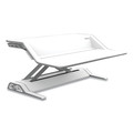  | Fellowes Mfg Co. 0009901 Lotus 32.75 in. x 24.25 in. x 5.5 in. - 22.5 in. Sit-Stands Workstation - White image number 0