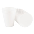 Food Trays, Containers, and Lids | Dart 10J10 10 oz. Foam Drink Cups - White (1000/carton) image number 2