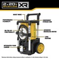 Pressure Washers | Dewalt DCPW1600Y2 2X20V MAX 1600 PSI Brushless Cordless Pressure Washer​ Kit with FLEXVOLT (12 Ah) image number 11