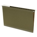Bulk Savings Pricing 2 | Pendaflex 04153 Straight Tabs Legal Size Reinforced Hanging File Folders - Standard Green (25/Box) image number 1