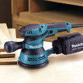 Random Orbital Sanders | Makita BO5041K 3.0 Amp Variable Speed 5 in. Random Orbit Sander with Case image number 2