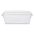 Cleaning Carts | Rubbermaid Commercial FG331000CLR 12 in. x 18 in. Food/Tote Box Lids - Clear image number 3