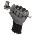 Work Gloves | KleenGuard 97271 KleenGuard G40 Multi-Purpose Latex Coated Gloves - Size 8, Black/Gray (12 Pairs/Pack) image number 4